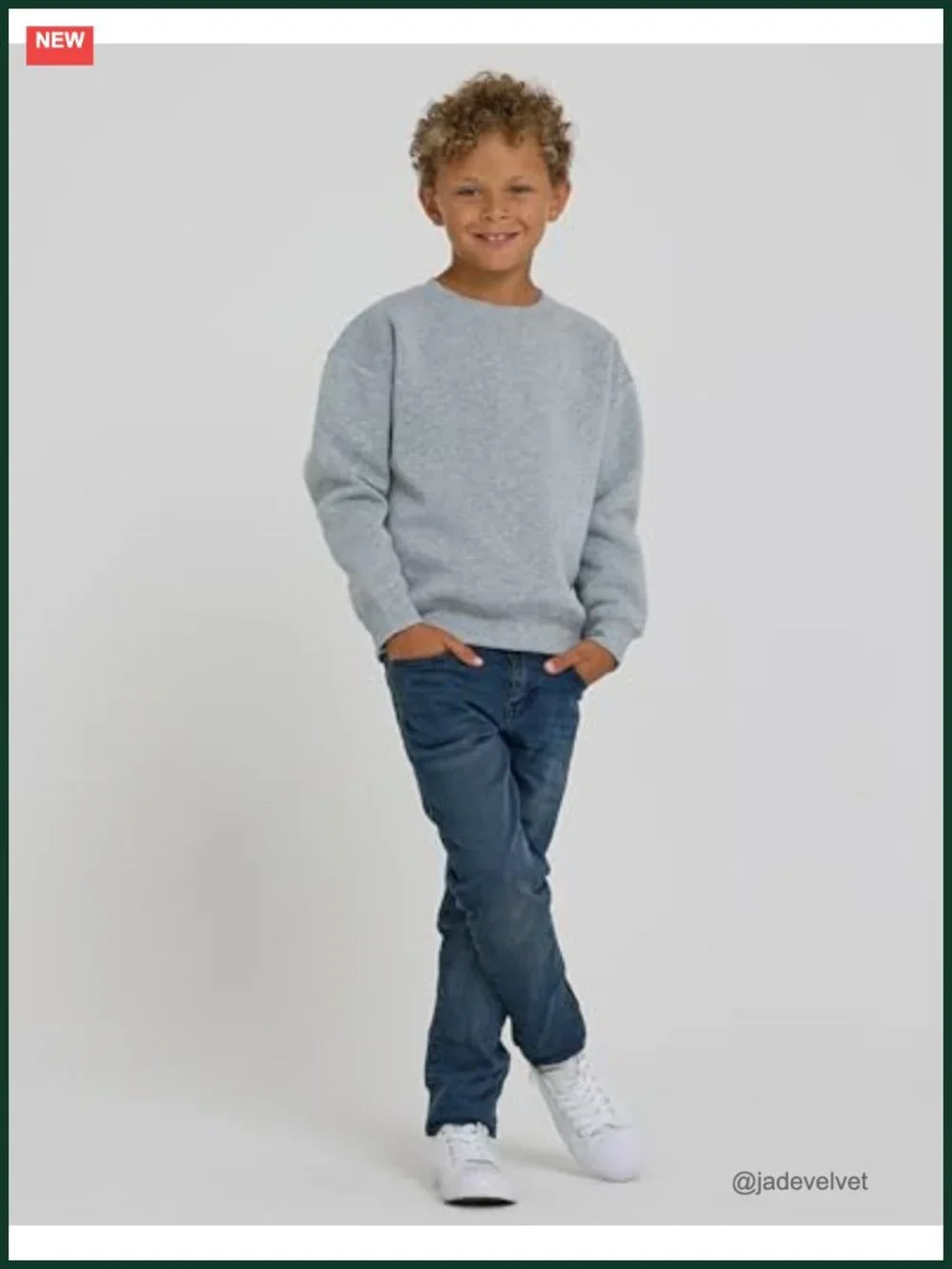 3-Pack Boys Long Sleeve Fleece Crewneck Sweatshirts Pullover